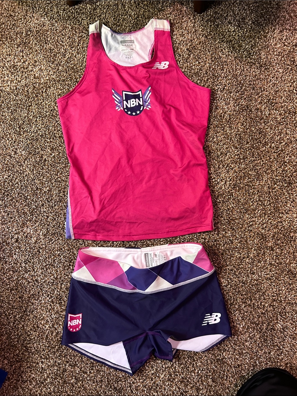 New Balance nationals jersey Pink and purple Set